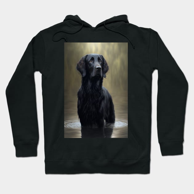 flatcoated retriver "honey" Hoodie by TheMadSwede